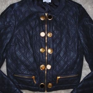 Bisou Bisou Jackets & Coats - BISOU BISOU MICHELE BOHBOT ~ FAUX LEATHER JACKET~M Bisou Bisou Jackets & Coats - BISOU BISOU MICHELE BOHBOT ~ FAUX LEATHER JACKET~M
